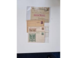 1915/44 (ca.), Nebengebiete, rund 250 Briefe, Karten und Ganzsachen mit einigen interessanten Stücken