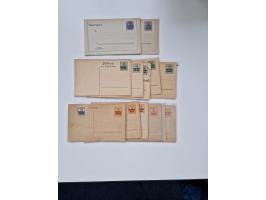 1915/44 (ca.), Nebengebiete, rund 250 Briefe, Karten und Ganzsachen mit einigen interessanten Stücken