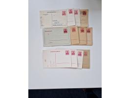 1915/44 (ca.), Nebengebiete, rund 250 Briefe, Karten und Ganzsachen mit einigen interessanten Stücken