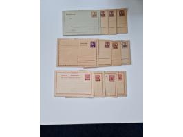 1915/44 (ca.), Nebengebiete, rund 250 Briefe, Karten und Ganzsachen mit einigen interessanten Stücken