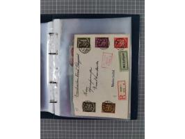 1840/2001 (ca.), Bremen und Cannstatt Heimat-Sammlung mit über 350 belegen, inkl. Dienstmarken und Feldpost, viele interessan