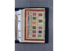 1840/2001 (ca.), Bremen und Cannstatt Heimat-Sammlung mit über 350 belegen, inkl. Dienstmarken und Feldpost, viele interessan