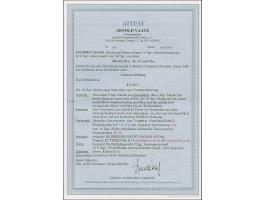 10 Ngr. milchblau, ½ Ngr. auf mattgrau und 2 Einzelwerte 3 Ngr. auf gelb, &nbsp;mit Nr. "3" und nebengesetztem Doppelkreisste