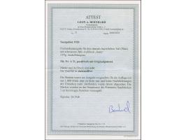 Unverausgabte 2 Pfg., postfrisch in einwandfreier Erhaltung. Signiert Dr. Dub, Fotoattest Bernhard BPP (2025)