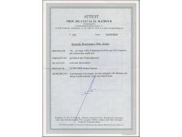 1944, Neue Währung, 0,10 M. mit kopfstehendem Aufdruck, postfrisch in einwandfreier Erhaltung. Signiert Ludin BPP und Fotoatt