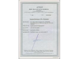 1943, Verwaltungsausschuss 10 L., sauber ungebraucht. Einwandfrei. Signiert Dr. Oertel und Richter, Fotoattest Prof. El Majdo