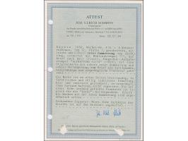 6 Kreuzer rotbraun mit roter Gummierung von Altötting, farbfrisch und allseits breitrandig, mit glasklar und zentrisch aufges