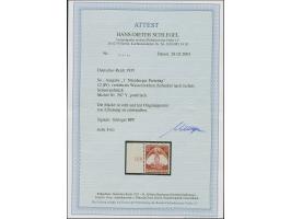 1935, Reichsparteitag 12 Pfg. mit seitenverkehrtem Wasserzeichen, postfrisch, in tadelloser Erhaltung, signiert Schlegel BPP 