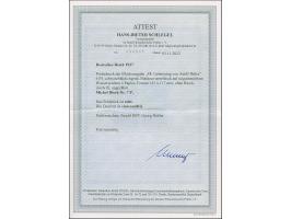 1937, 48. Geburtstag von Adolf Hitler Block als ungezähnter Probedruck ohne Blockinschriften auf Wasserzeichen-Papier (Wz. 4)