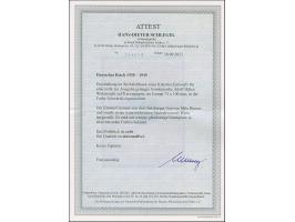 1945, Einzelabzug eines Künstler-Entwurfs im Stichtiefdruck für eine nicht zur Ausgabe gelangte Sondermarke Adolf Hitler und 