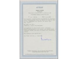 1941, Kameradschaftsblock 12 Pfg. als gezähnter Probedruck in Grauschiefer als Einzelabzug im Blockformat (87 x 101 mm) mit d