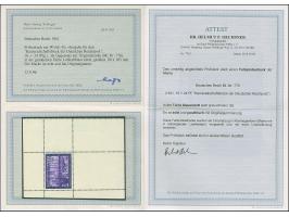 1941, Kameradschaftsblock 16 Pfg. als gezähnter Probedruck in Lebhaftblauviolett als Einzelabzug im Blockformat (80 x 103 mm)