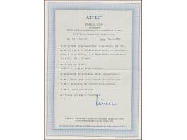 1941, Probedruck Kameradschaftsblock 16 Pfg. in der Farbe Kornblau und gezähnt L 14½ als Einzelabzug im Blockformat (80 x 87 