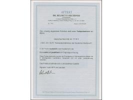 1941, Kameradschaftsblock 20 Pfg. als gezähnter Probedruck in Dunkeloliv als Einzelabzug im Blockformat (95 x 83 mm) mit durc