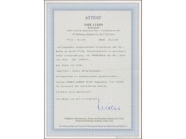 1941, Kameradschaftsblock 24 Pfg. als gezähnter Probedruck in Schwarz als Einzelabzug im Blockformat (80 x 82 mm) mit durchge