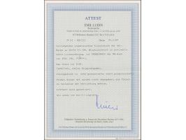 1941, Kameradschaftsblock 24 Pfg. als gezähnter Probedruck in Schwarzgrauschiefer als Einzelabzug im Blockformat (81 x 83 mm)