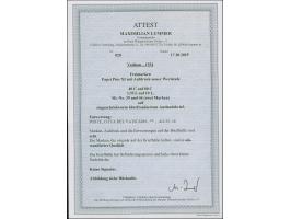 1934, Provisionals 40 c.-3,70 l. overcomplete, used on 3 registered and 6 normal covers, including one registered to Shanghai