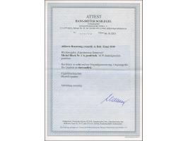 Exportmesse-Block mit 30 Pfg. in dunkelgrünlichgraublau, postfrisch, tadellos. Private Signaturen, Fotoattest H.-D. Schlegel 