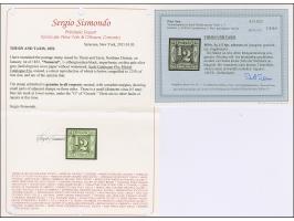 ½ Sgr. auf olivgrau (1.Auflage), frische Farbe und voll- bis überrandig, mit Teilen von 4 Nachbarmarken, ungebraucht mit Rest