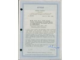 70 Kr. rotlila, vollständiger Originalbogen von 6 Marken mit allseits breiten Rändern (120:168 mm), ungebraucht mit Originalg