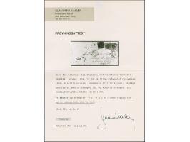 1854, 16 sk. lilac, 2 copies, and 1858, 8 sk. green, one 16 sk. slightly touched, otherwise all clear to large margins and fr