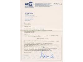 1864, 16 sk. olive and two copies 3 sk. lilac, all nice fresh colour, tied by duplex "39/KBH.JB.PSTCT 22 7" to letter sheet f