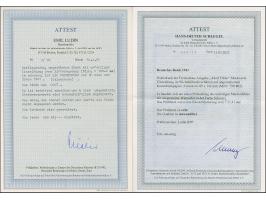 1942, Hitler ohne Wertziffer als ungezähnter Probedruck in Schwarz als Einzelabzug im Blockformat (89 x 142 mm) auf Kunstdruc