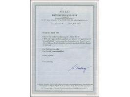 1941, Hitler 5 M. als gezähntes Foto-Essay mit Linienzähnung auf Vorlagekarton mit Trockensiegel der Staatsdruckerei Wien im 