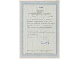 1942, Braunes Band 42 Pfg. als ungezähnter Probedruck in Schwarzsepia als Einzelabzug im Blockformat (120 x 72 mm) mit Bleist