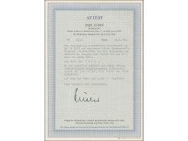 1942, Europäischer Post- und Fernmeldeverein 3 Pfg. als gezähnter Probedruck mit Blockschrift-Aufdruck “19.OKT.1942”, postfri