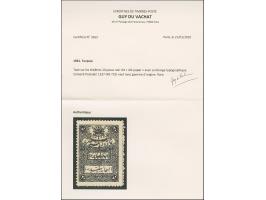 1921, Theatre Tax 20 pa. black,1337 typo surcharged unused with tiny hinge remains, fine and fresh, signed A. Kicukis (AK) an