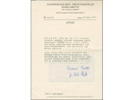 10 Grote schwarz, farbfrisch und gut bis ausgabetypisch gezähnt, mit sauber aufgesetztem kleinen Ra2 "BREMEN 27 12" (1867) au