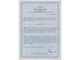 1878, wm 'Maltese Cross', 10 s. greenish-gray, GF, bright fresh colour, very good perforations, unused with part original gum