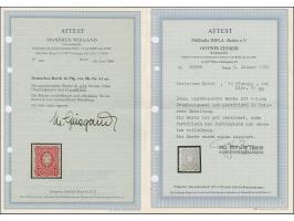 10 Pfg. rot, farbfrisch und sehr gut gezähnt, die postfrische Marke ist in tadelloser Erhaltung. Ein sehr schönes Exemplar di