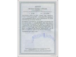 Amtlich nicht ausgegeben: 1902, 1¼ Piaster auf 25 Pfg. bis 4 Piaster auf 80 Pfg. mit abweichenden Schrifttypen beim Aufdruck.