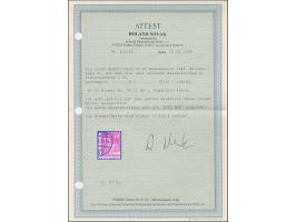 40 Pfg. rotviolett, Type II, gezähnt L 11 und mit Wasserzeichen 1X (Bogenfeld 466-A), sauber gestempelt mit gering verkürzten