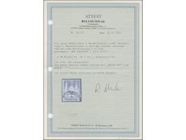 2 M. violettgrau, Type I, gezähnt L 11 : 11½ und mit Wasserzeichen 1Y, sauber gestempelt und in tadelloser Erhaltung. Ein sch