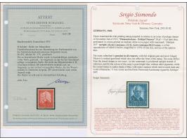 1951, Einzelfarbandrucke Wohlfahrt 4-30 Pfg. je mit Wasserzeichen 4 W und mit leuchtkräftigen, ausdrucksvollen Farben, postfr