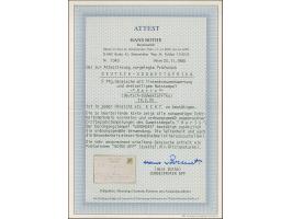 “Haris (Deutsch-Südwestafrika) 18.2.00” violetter L3 klar auf Ganzsachenkarte Ausgabe 1898 5 Pfg. mit Federstrich-Entwertung 