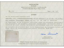 1910, 3. Ponape-Provisorium Kaiseryacht 20 Pfg. senkrecht halbiert (linker Teil) mit Stempel “PONAPE (KAROLINEN) 12.7.19” auf