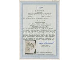 1890, Krone/Adler 50 Pfg. (lebhaft)braunrot, zwei Einzelmarken und 10 Pfg. lebhaftrosarot mit klarem Stempel “APIA KDPAg 19.7