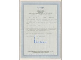 1943, Arbeitsdienst 12 Pfg. als ungezähnter Probedruck in Schwarz als Einzelabzug im Blockformat (84 x 143 mm) mit Bleistift-