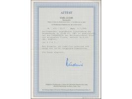 1943, &nbsp;Großer Preis von Wien 12 Pfg. als ungezähnter Probedruck in Graukarmin als Einzelabzug im Blockformat (79 x 114 m