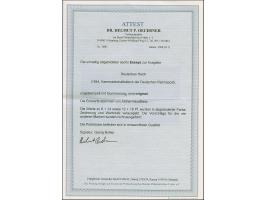 1944, Kameradschaftsblock der Deutschen Reichspost 3-60 Pfg. komplett als gezähnte Entwürfe von Axtner-Heudlass in anderen Fa