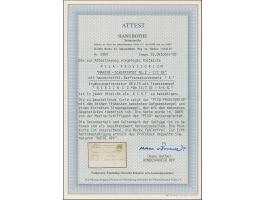 “MSP No. 2 7.7.02” auf Postkarte mit handschriftlichem Vermerk “5” (Pfg.) und nachfrankierter Germania 5 Pfg. mit Stempel “BE