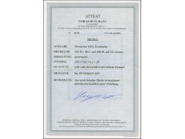 1923, 30 C. auf 400 M. auf 1 L. braun, Type II, gestempelt und in tadelloser Erhaltung. Ein schönes Exemplar dieser nicht häu