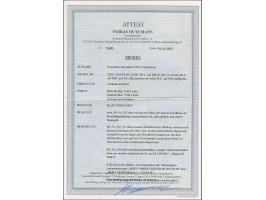 1923, 30 C. auf 400 M. auf 1 L. braun, Type II und 60 C. auf 50 M. auf 25 C., Type III in Mischfrankatur mit 30 C. auf 50 M. 