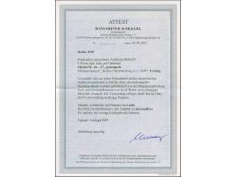 1949, Grünaufdruck 5 Pfg. - 1 M. je mit Ersttagstempel “BERLIN-CHARLOTTENBURG 9 1.8.49” auf FDC von der Magistratsabteilung o