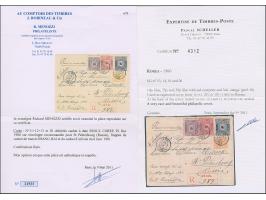 1897, Tai Han 10 p.- 50p., orange overprints type I, together with 3 ch., neatly tied by cds. “SEOUL COREE 29 DEC 00” repeate