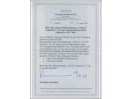 “COELN 6.10.70” (Spalink 4-12) mehrfach klar auf Norddeutscher Postbezirk 1 und 2 Gr. gezähnt als tarifgerechte Frankatur auf